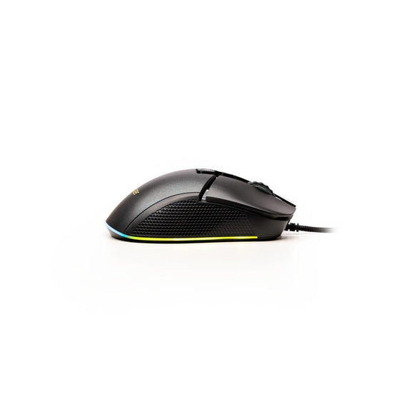 MOUSE Spacer - gaming, gaming, cu fir, USB, optic, rezolutie selectabila max. 8.000 dpi, butoane/scroll 7/1, iluminare RGB, negru, "SPGM-PULSAR-PRO" (timbru verde 0.18 lei)