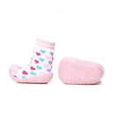 Sosete antider pink hearts,size19,U-Grow-2