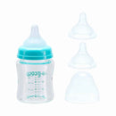 Biberon en verre 120 ml + 2 tétines supplémentaires