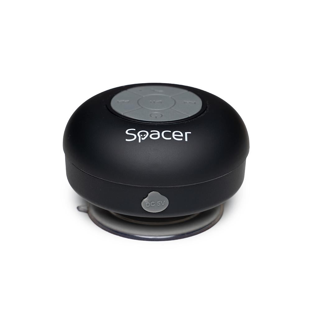 Enceinte Bluetooth portable SPACER, DUCKY-BK, RMS : 3W, contrôle du volume, batterie 300mAh, microphone intégré, autonomie de fonctionnement. jusqu'à 4 heures, max. Portée 10 m, chargement USB, NOIR, « SPB-DUCKY-BK » 43501768 (timbre vert 0,18 lei)