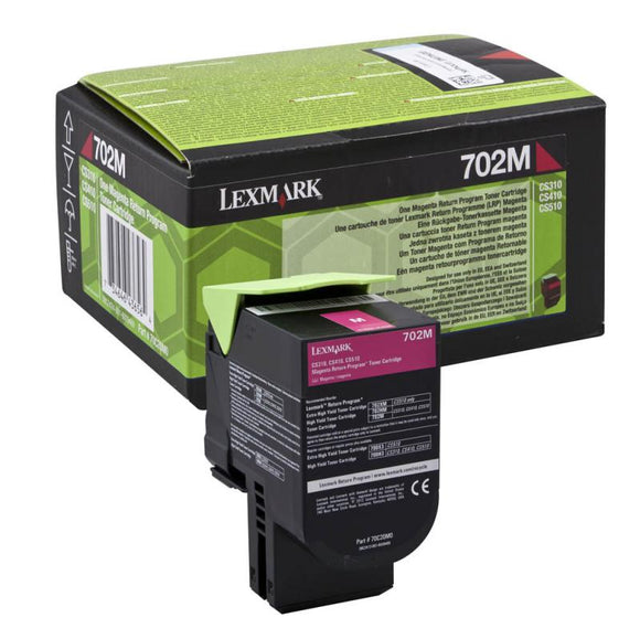 Toner Original Lexmark Magenta, 70C20M0, pentru CS310|CS410, 1K, (timbru verde 1.2 lei) , "70C20M0"