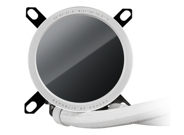 Cooler Asus "ROG RYUO III 240AW", skt universal, racire cu lichid, ventilator 120 mm x 2, 2200 rpm, iluminat ARGB, "ROG RYUO III 240AW" (timbru verde 2.00 lei) - 0