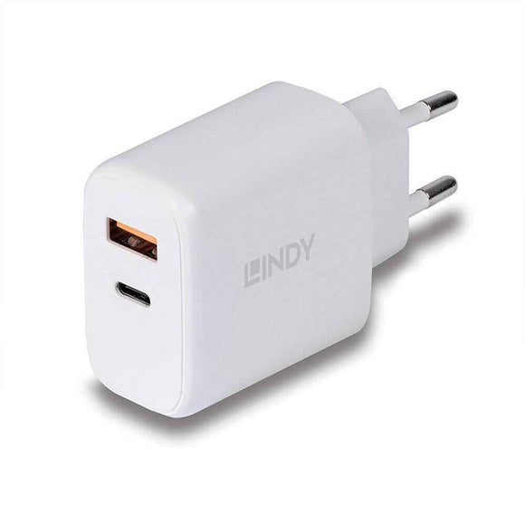 Incarcator Lindy USB Type-A & C 30W "LY-73424" (timbru verde 0.18 lei)