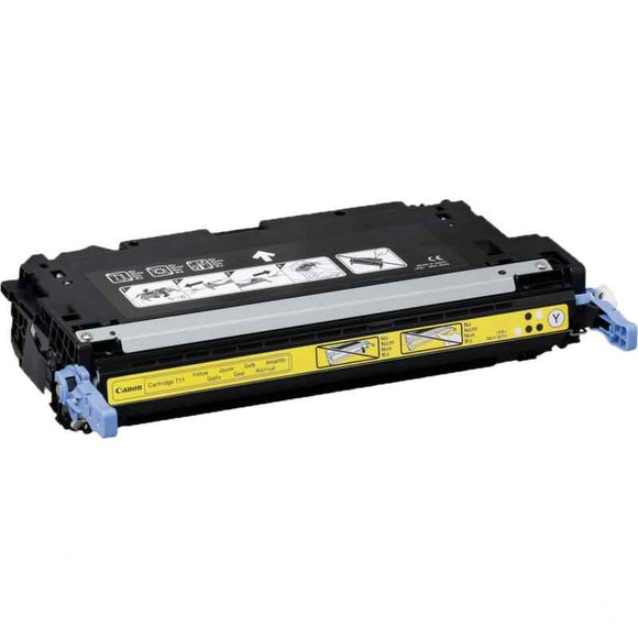 Toner Original Canon Yellow, CRG-711Y, pentru LBP-5300|LBP-5360|MF-9130|MF-9170|MF-9220|MF-9280, 6K, (timbru verde 1.2 lei) , "CR1657B002AA"