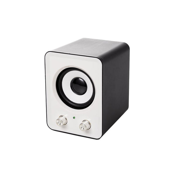 BOXE SPACER 2.1, RMS : 11 W (2 x 3 W + 5 W), contrôle du volume, alimentation USB, noir et blanc, « SPB-807 » (timbre vert 2,00 lei)