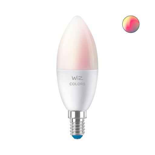 BEC smart LED Philips, soclu E14, putere 4.9W, forma lumanare, lumina multicolora, alimentare 220 - 240 V, "000008718699787097" (timbru verde 0.45 lei)