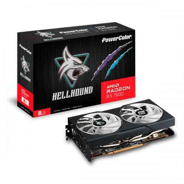 PowerColor Hellhound RX 7600 8G-L/OC AMD Radeon RX 7600 8 GB GDDR6