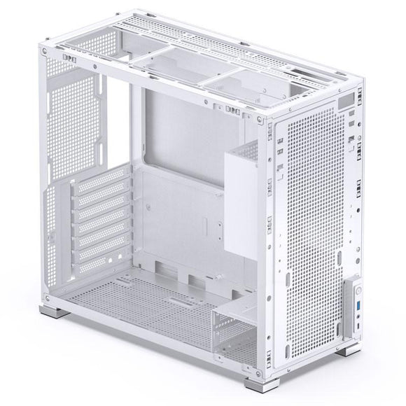 Boîtier Jonsbo D41 MESH ATX, verre trempé - blanc