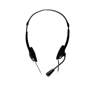 CASTI  Spacer, cu fir, standard, utilizare multimedia, call center, microfon pe brat, conectare prin Jack 3.5 mm x 2, negru, "SPK-223", (timbru verde 0.8 lei)