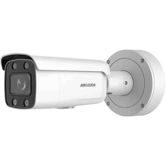 CAMERA IP Hikvision, bullet pt. interior | exterior, dist. IR varifocala 3.6 - 9 mm, tip lentila 60 m, 4 Mpx, PoE, slot SD card, "DS-2CD2647G2-LZSC" (timbru verde 0.8 lei)