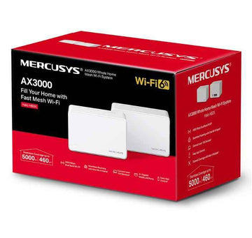 Wireless Router|MERCUSYS|Wireless Router|2-pack|3000 Mbps|Mesh|3x10/100/1000M|HALOH80X(2-PACK)