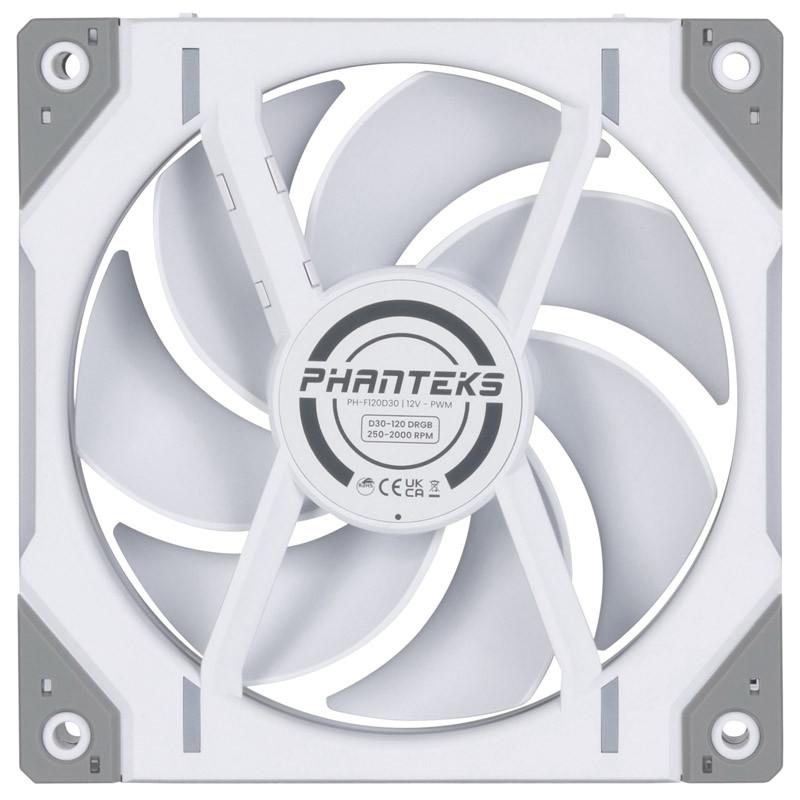 Phanteks PH-F120D30 Fan 12 cm White 3 pc(s)