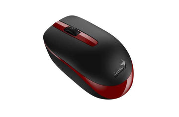 MOUSE Genius, "NX-7007", PC sau NB, wireless, 2.4GHz, optic, 1200 dpi, butoane/scroll 3/1, , rosu, "31030026404" (timbru verde 0.18 lei)