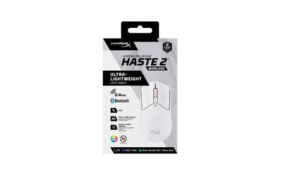Datorpele HyperX Pulsefire Haste 2 White
