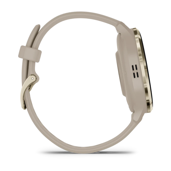 Garmin Venu 3S 3.05 cm (1.2") AMOLED 41 mm Digital 390 x 390 pixels Touchscreen Gold, Grey Wi-Fi GPS (satellite)