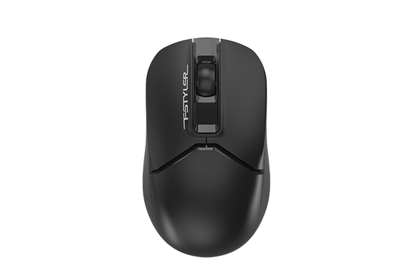 MOUSE A4tech, PC sau NB, wireless, 2.4GHz + BT, optic, 1200 dpi, butoane/scroll 3/1, , negru, "FB12-BK" (timbru verde 0.18 lei)