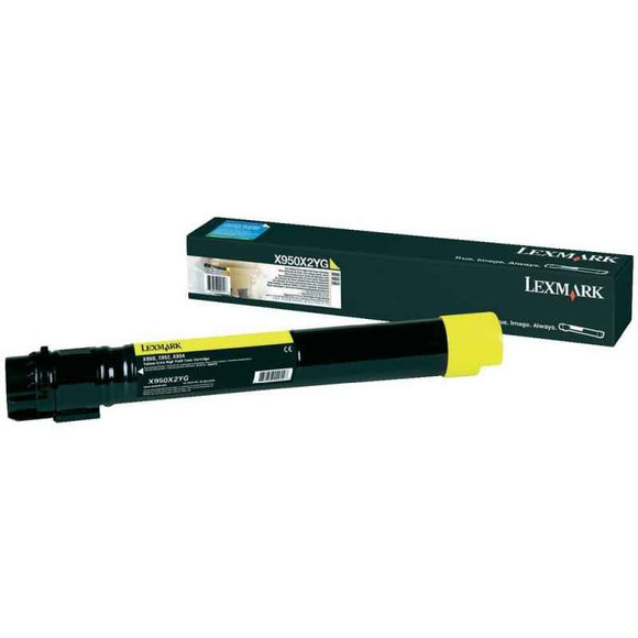 Lexmark X950X2YG toner cartridge 1 pc(s) Original Yellow