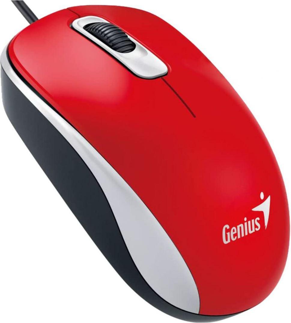 GENIUS DX-110/ drátová/ 1000 dpi/ USB/ červená