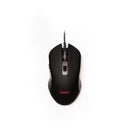 MOUSE  Spacer - gaming, gaming, cu fir, USB, optic, 7200 dpi, butoane-scroll 6-1, iluminare, negru, "SP-GM-01" (timbru verde 0.18 lei)