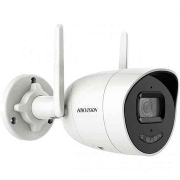 CAMERA IP Hikvision, bullet pt. interior | exterior, dist. IR 30 m, tip lentila fixa 2.8 mm, 2 Mpx, slot SD card, "DS-2CV2027G0-LDW2" (timbru verde 0.8 lei)