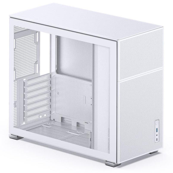 Boîtier jonsbo d41 mesh atx verre trempé - blanc