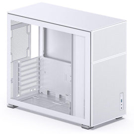 Boîtier Jonsbo D41 MESH ATX, verre trempé - blanc