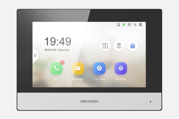 Hikvision DS-KH6320-WTE2 video intercom system 17.8 cm (7") Black, Grey