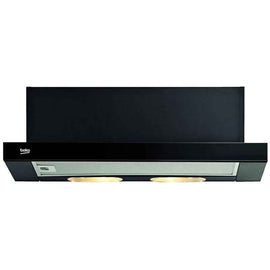 Beko CTB6250B cooker hood 420 m³/h Semi built-in (pull out) Black