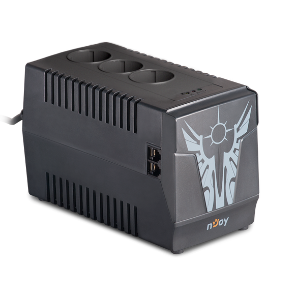 Avr njoy  paladin  avr à onde sinusoïdale simulée 1 000 va/500 w universel x 3  pwav-10003pl-az01b  timbre vert 11 lei