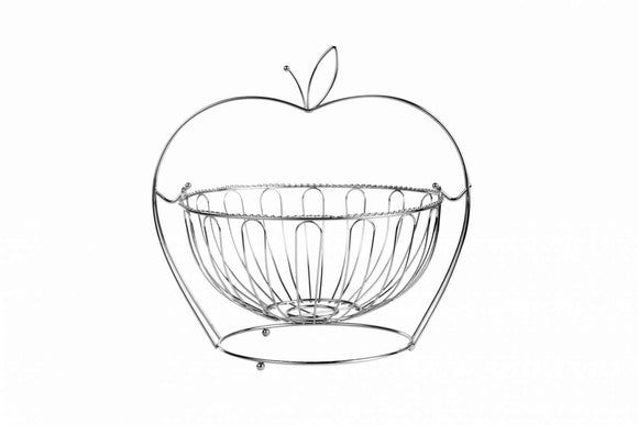 COS FRUCTE METALIC CU STAND, 30x29 CM