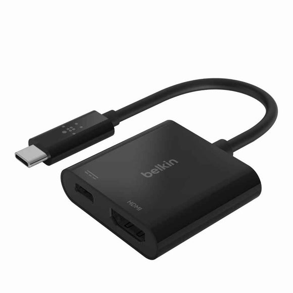 Belkin | Adaptateur USB-C vers HDMI + alimentation | USB-C vers HDMI