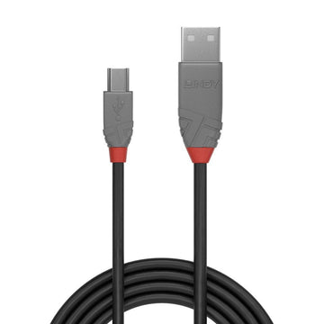 Cablu Lindy 0,5m USB 2.0 Type A-Mini USB - 0