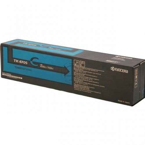 Cartouche de toner Kyocera TK-8705C (1T02K9CNL0), cyan