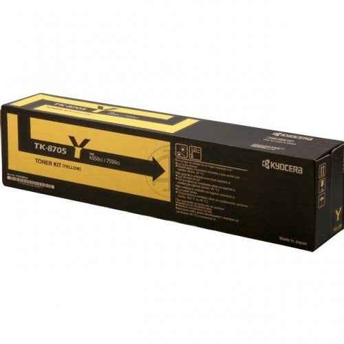 Cartouche de toner Kyocera TK-8705Y (1T02K9ANL0), jaune