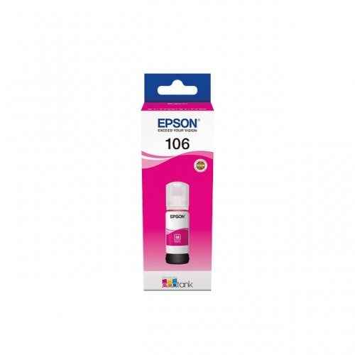 Recharge d'encre Epson 106 EcoTank (C13T00R340), magenta