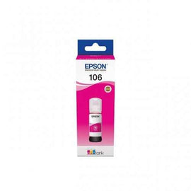 Recharge d'encre Epson 106 EcoTank (C13T00R340), magenta
