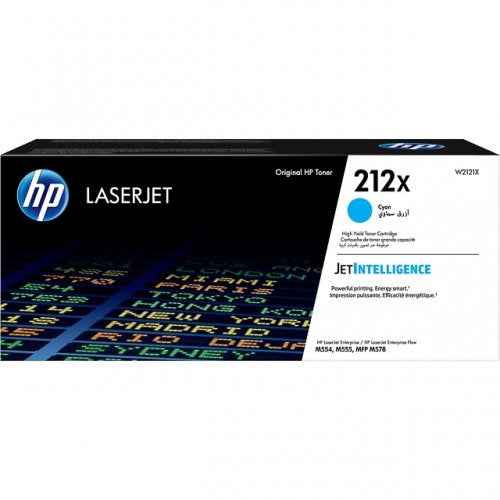 Cartouche de toner cyan LaserJet HP 212X haute capacité d'origine