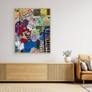 Super Mario impression sur toile de l'œuvre originale de Vincent STREIFF