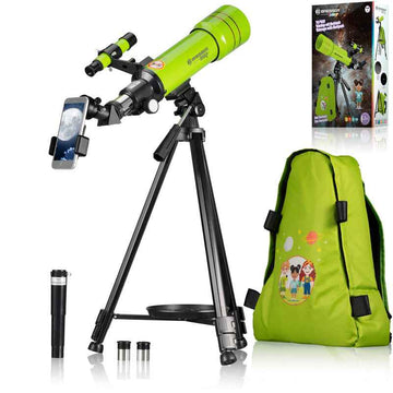 Bresser Junior Refracting Telescope 70/400 w/ Backpack (Green)