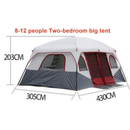 Tente familiale 8-12 places 430x305x203 cm