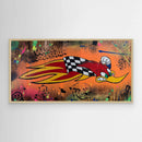 Woody Woodpecke reproduction officielle sur toile de l'œuvre
