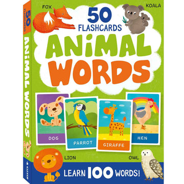 First Animals 50 Flash Cards for Kids