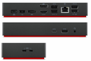Station d'accueil usb-c universelle lenovo thinkpad 40ay0090eu noire