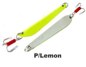 Pilker Tri-edge AKARA PTR Courbé, Poids 150 g, Couleur P/Citron