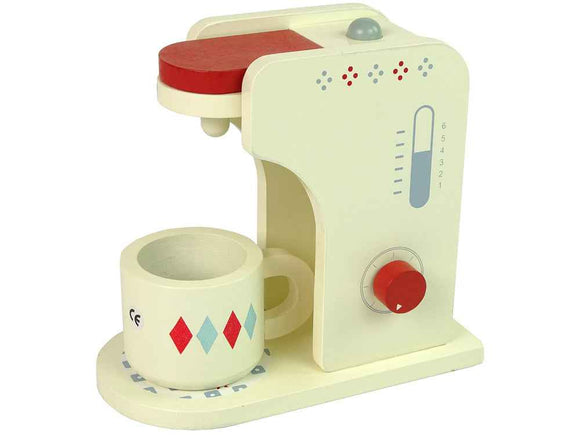 Wooden Coffee Maker Accessories Kitchen Kids