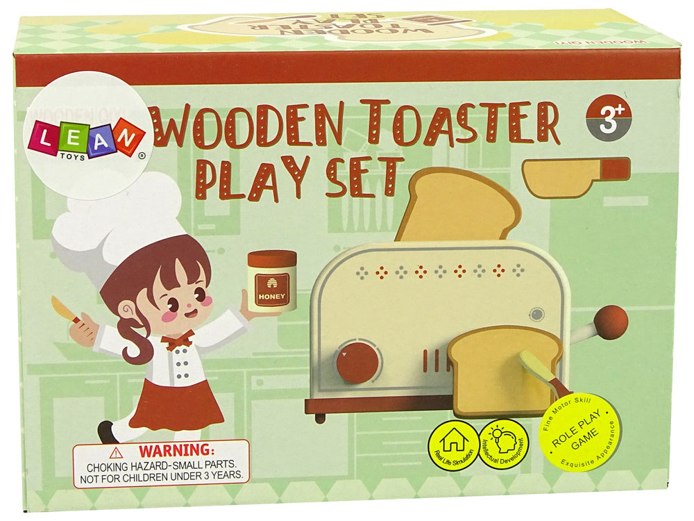Grille-pain en bois accessoires petit-déjeuner cuisine enfants