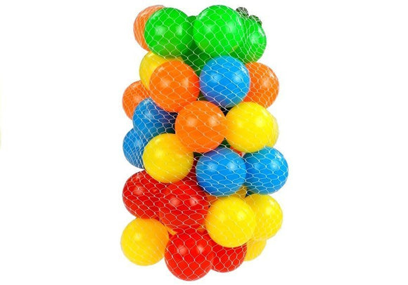 50 Plastic Balls Set  Indoor Outdoor Activity Pool