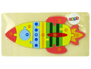 Set of Wooden Jigsaw Puzzles Rocket Numbers-1