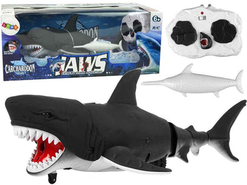 Infrared Remote Controlled Black Shark Moves Tail Water