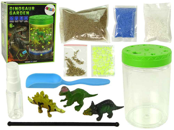Dinosaur Garden in a Jar Light Creative Stickers